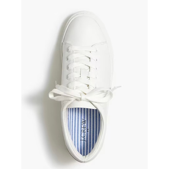 J Crew Factory Road trip white sneakers - Picture 2 of 2